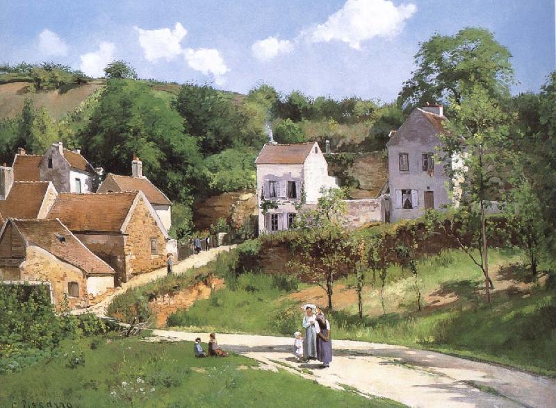 Camille Pissarro Pang plans Schwarz, hidden hills homes oil painting image